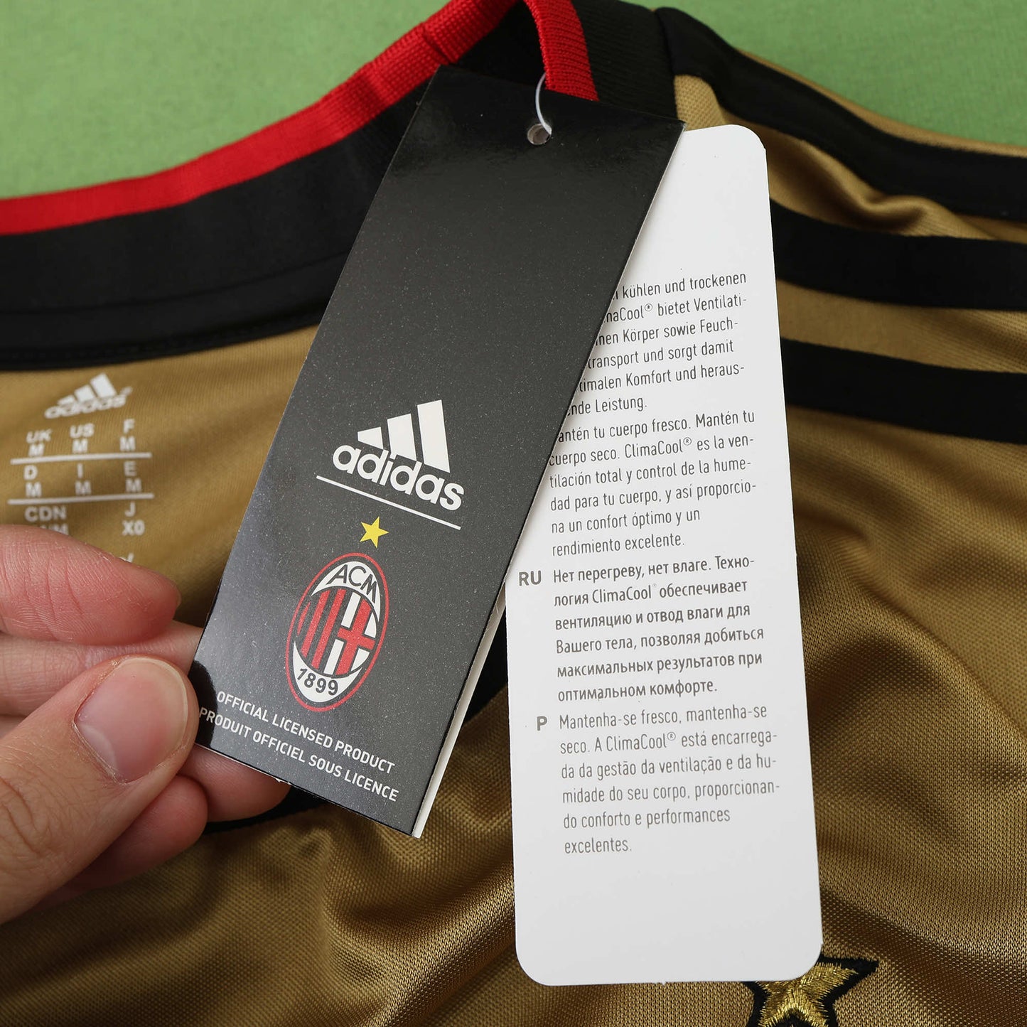RETRO 13/14 season A.C. Milan third retro Fan version- GOLD