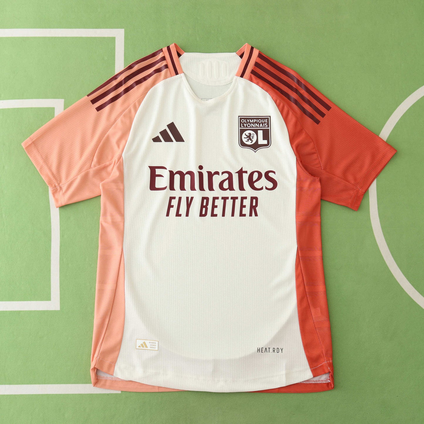 24/25 season Olympique Lyonnais third Player version- CREAM & MAROON