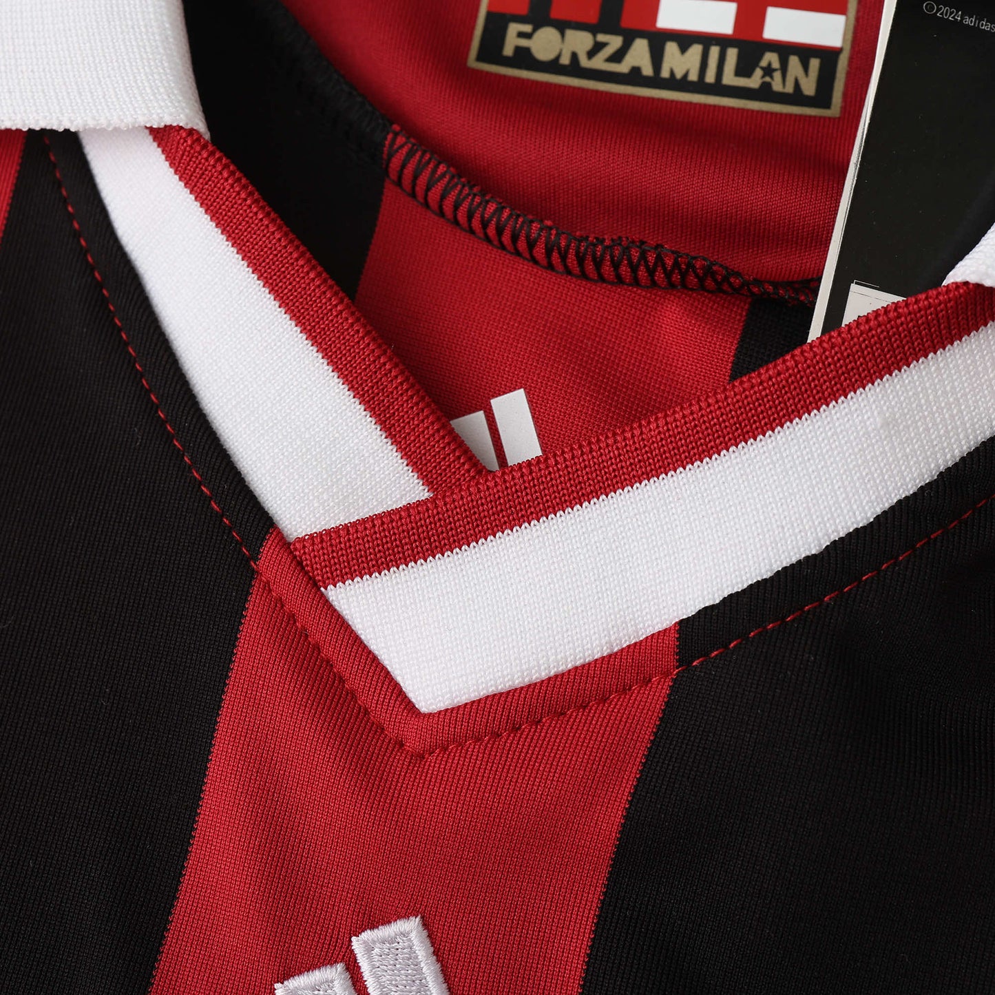 RETRO 0910 season A.C. Milan home Long sleeve retro Fan version- BLACK & RED