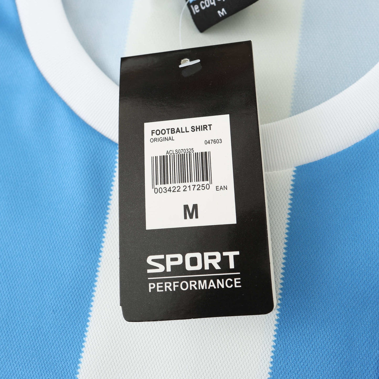 RETRO 86 Argentina Home Long sleeved Fan- BB BLUE & WHITE