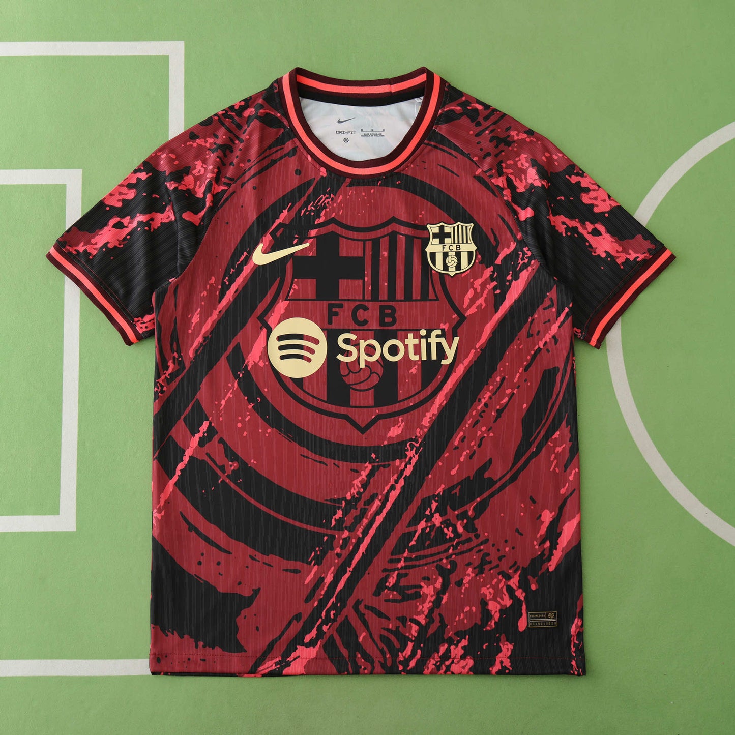 24/25 season FC Barcelona  Barça Training shirt Fan version- RED
