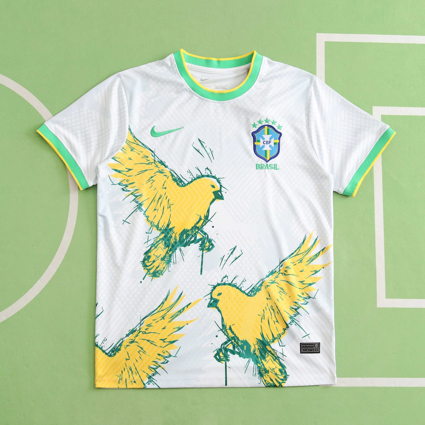 2024 Brazil Little Yellow Bird Version - WHITE