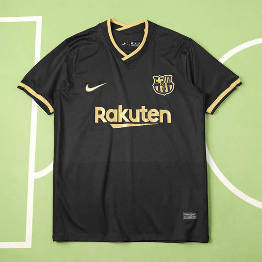 RETRO 20-21 season Barcelona away Fan version- BLACK & GOLD