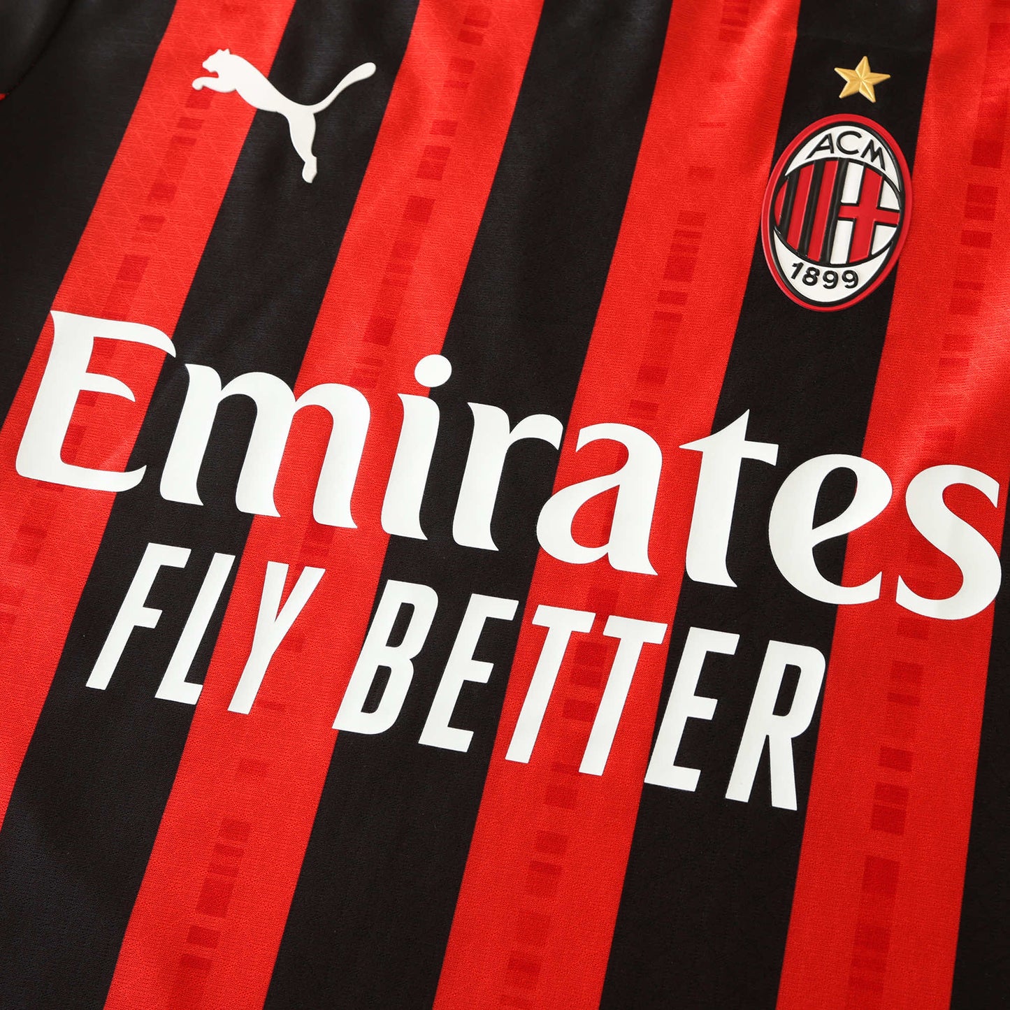24/25 season A.C. Milan Home Long Sleeved Player Version- RED & BLACK