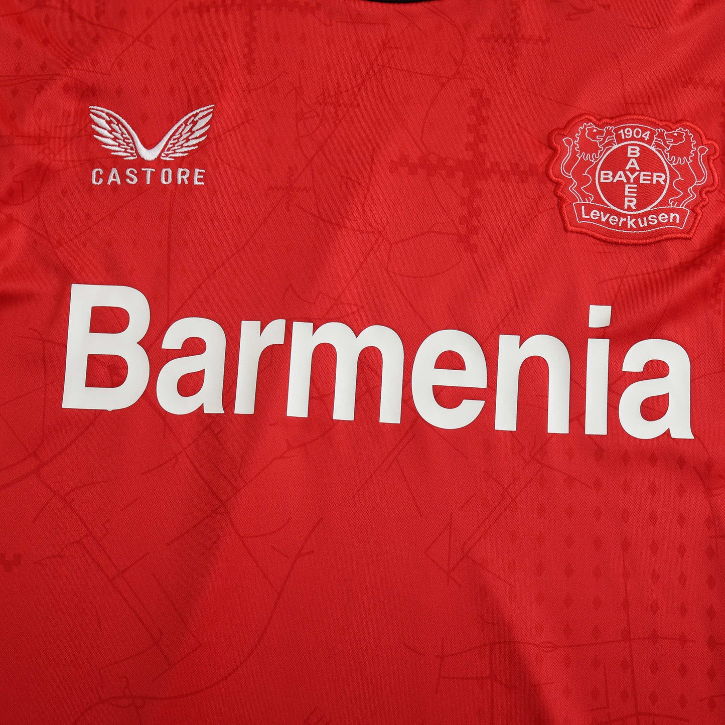 24/25 season Leverkusen home Fan version- RED & BLACK