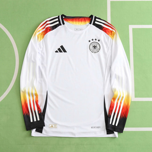 2024 UEFA Germany Home Player Long Sleeved - WHITE