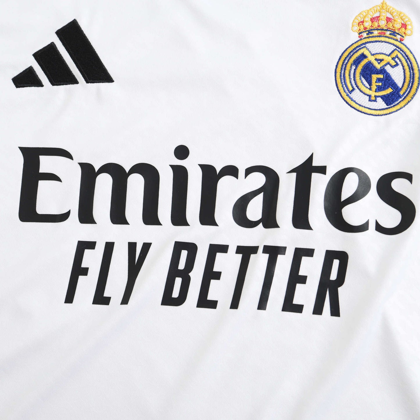 24/25 Real Madrid home Long sleeve Fan- WHITE