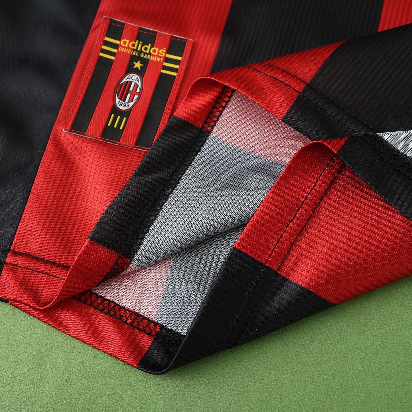 RETRO 98/99 season A.C. Milan home Fan version- BLACK & RED