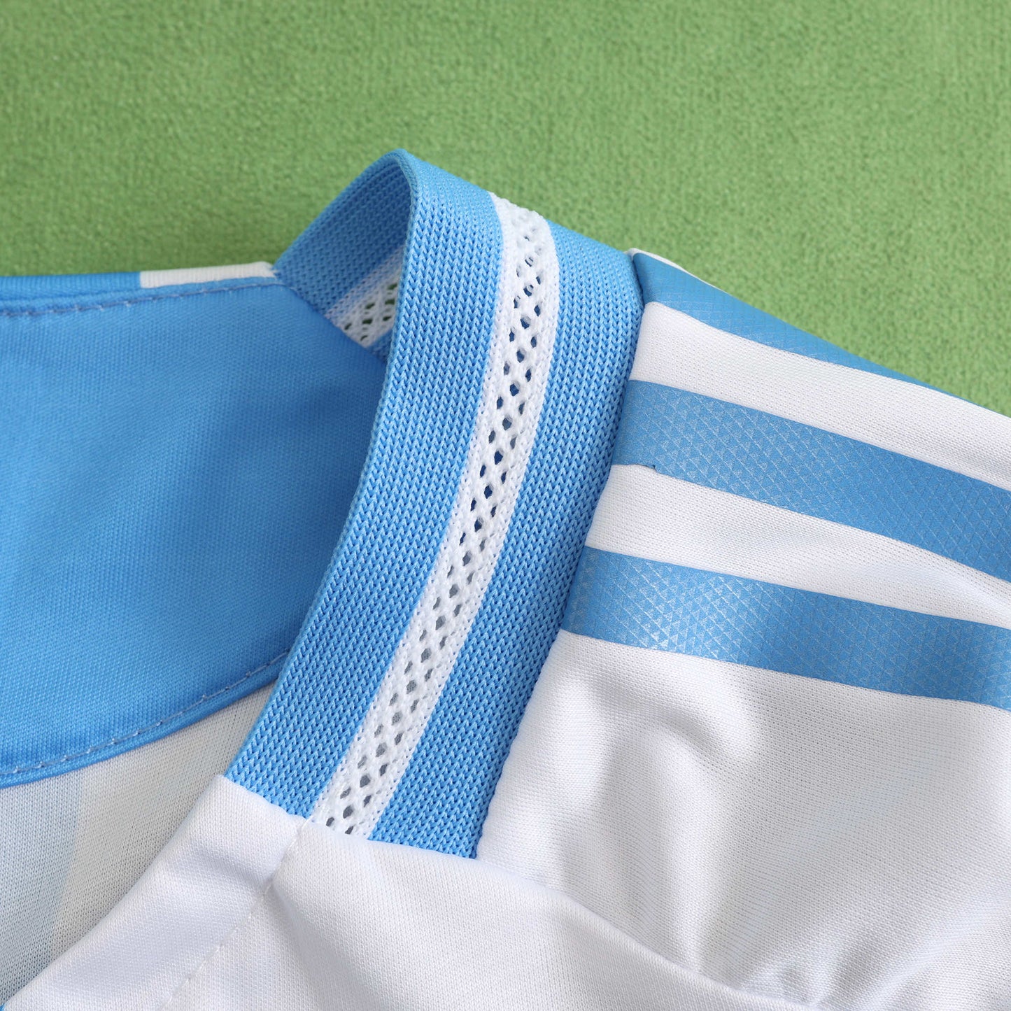 2024 Argentina Home Player Long Sleeve- BB BLUE & WHITE