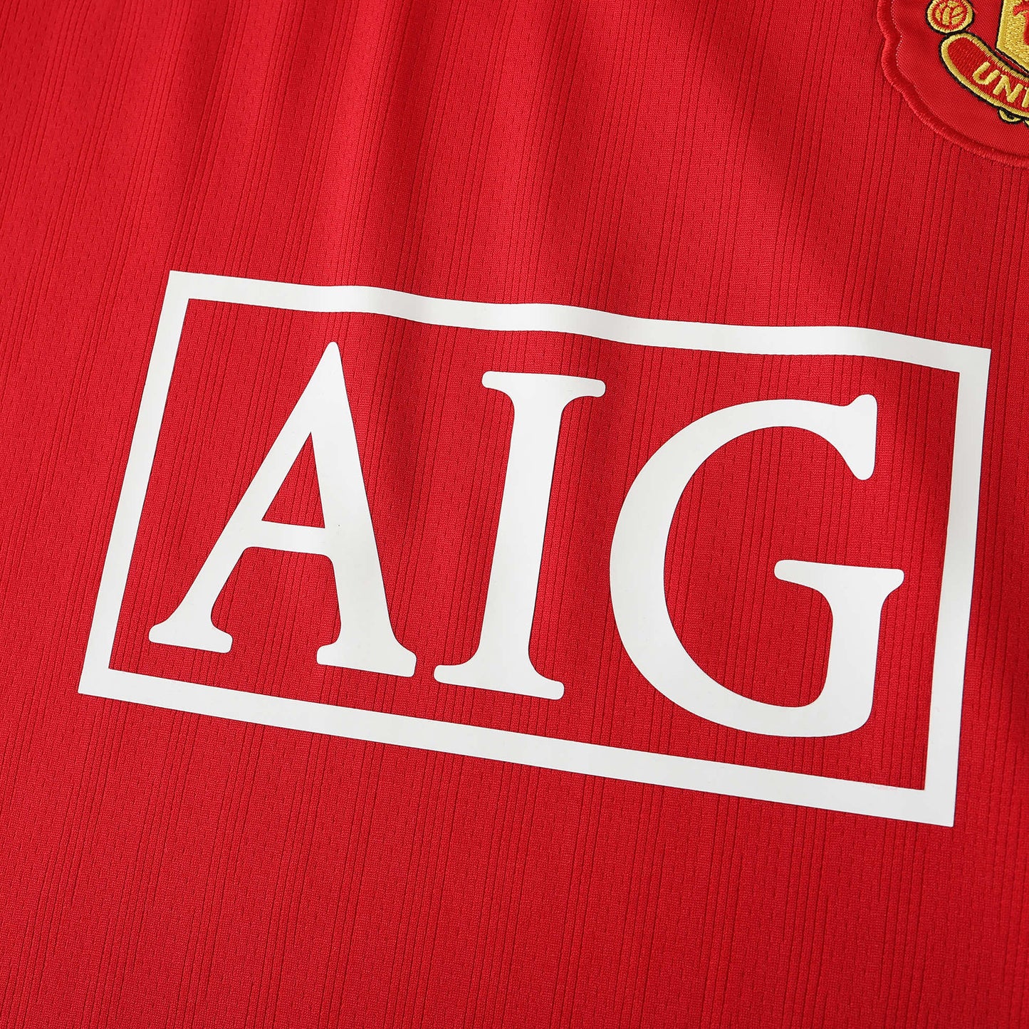 RETRO 07/08 season Manchester United F.C. home retro Fan version- RED