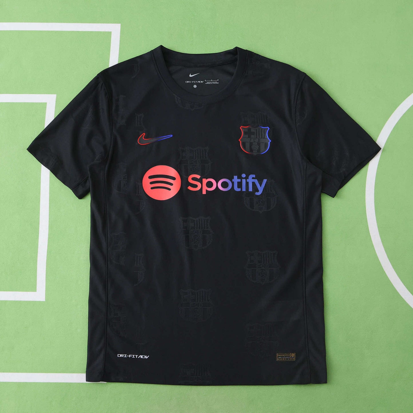 25/26 season FC Barcelona  Barça Reflective label Player version- BLACK