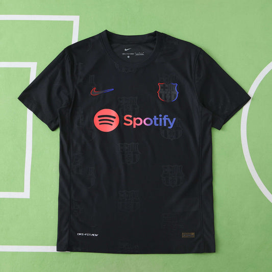 25/26 season FC Barcelona  Barça Reflective label Player version- BLACK