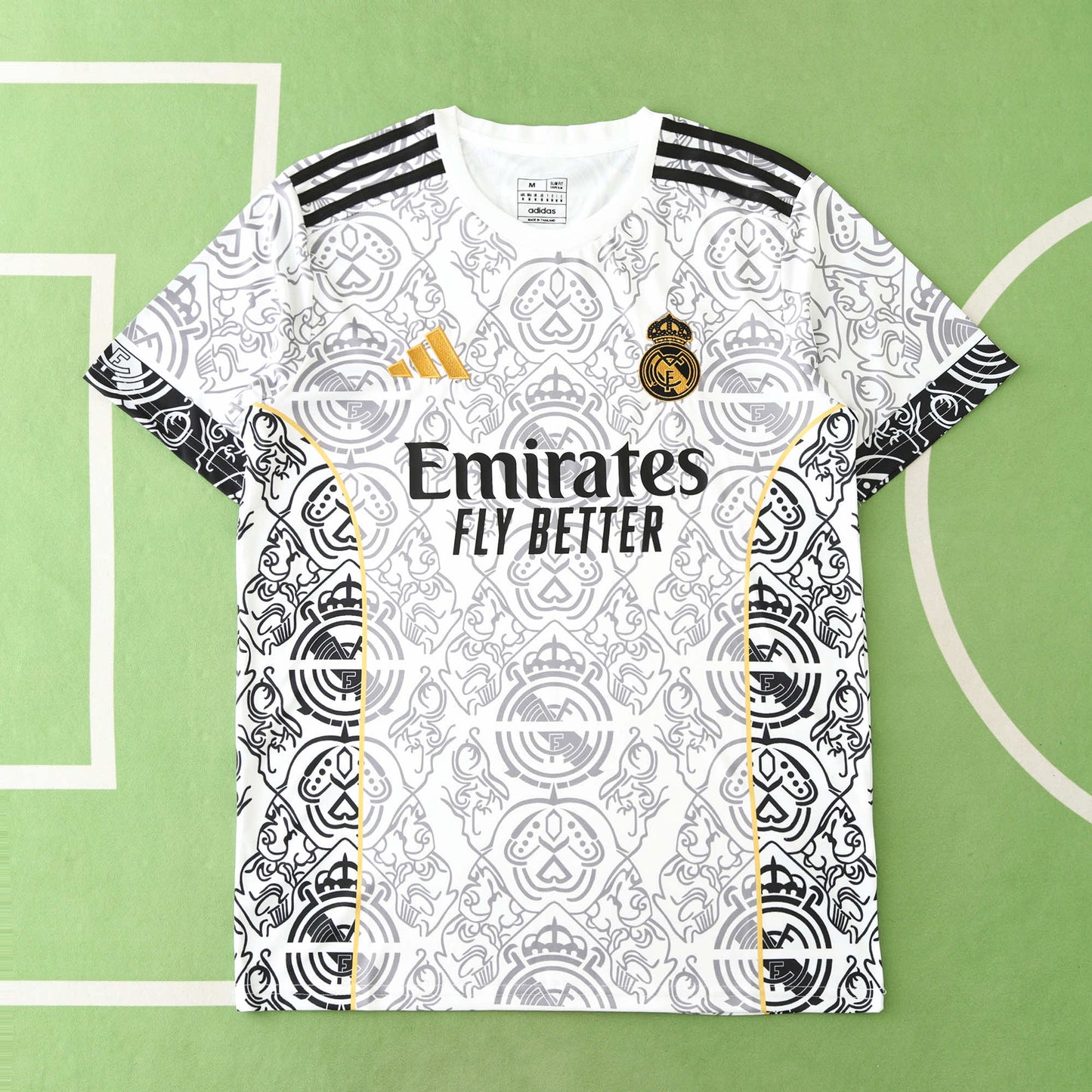 24/25 season Real Madrid CF Special Edition Fan- WHITE & BLACK