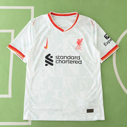 24/25 season Liverpool third Player version- WHITE