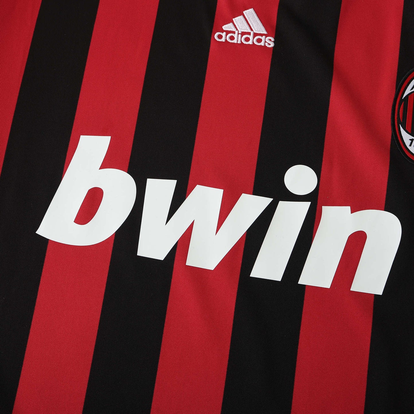 RETRO 0910 season A.C. Milan home Long sleeve retro Fan version- BLACK & RED