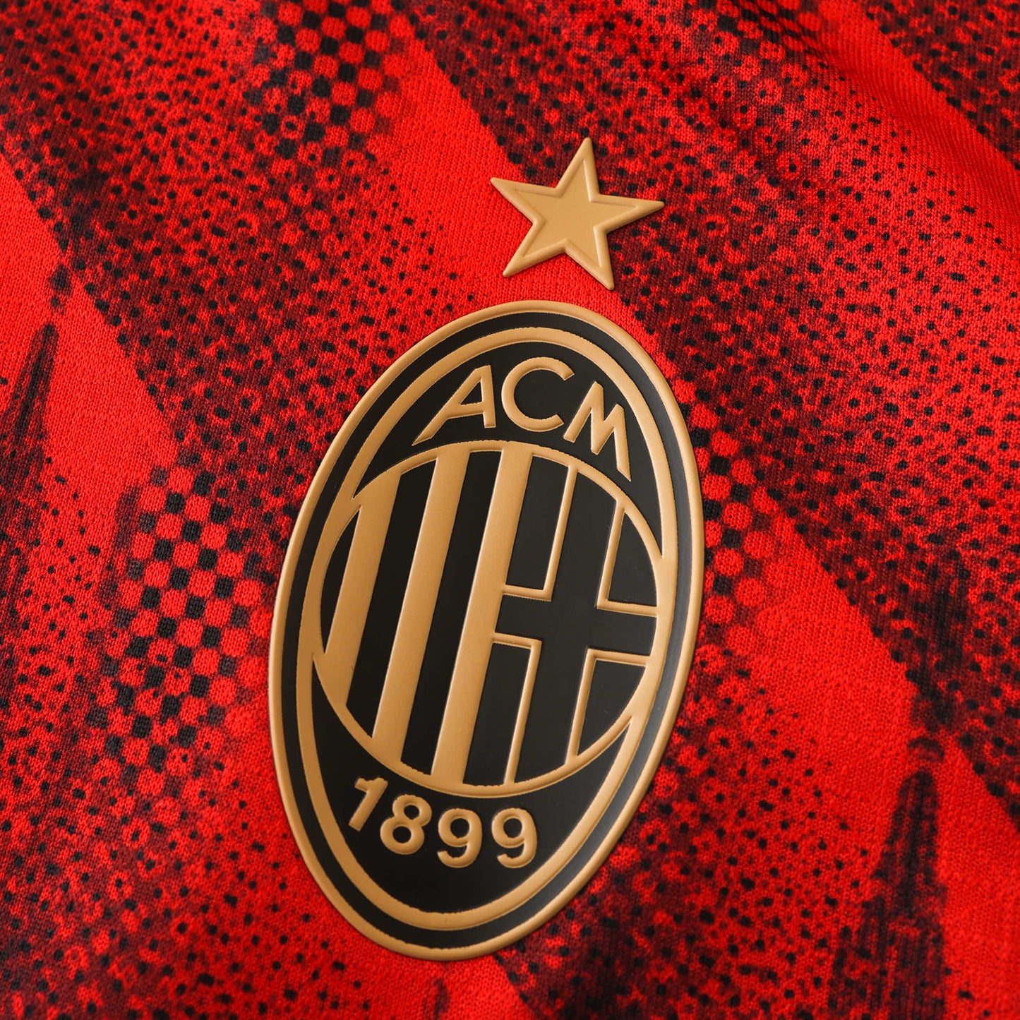 24/25 season A.C. Milan Cathedral Edition Player version TEE- RED & BLACK