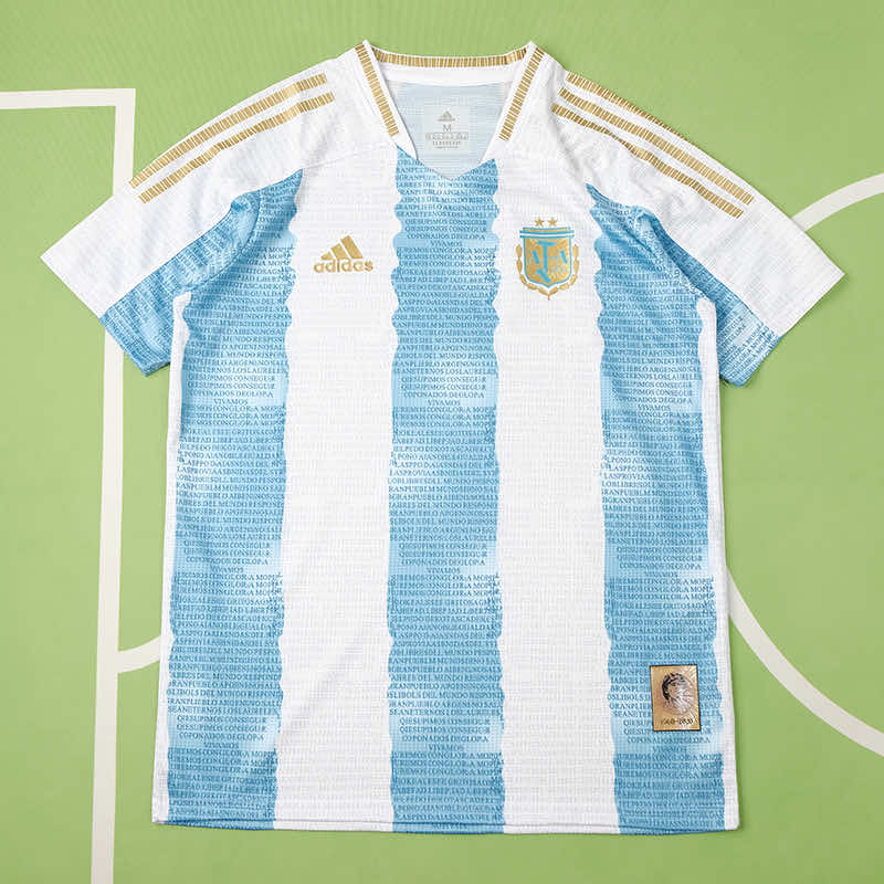 RETRO 21/22 Argentina Commemorative Edition TEE- BB BLUE & WHITE