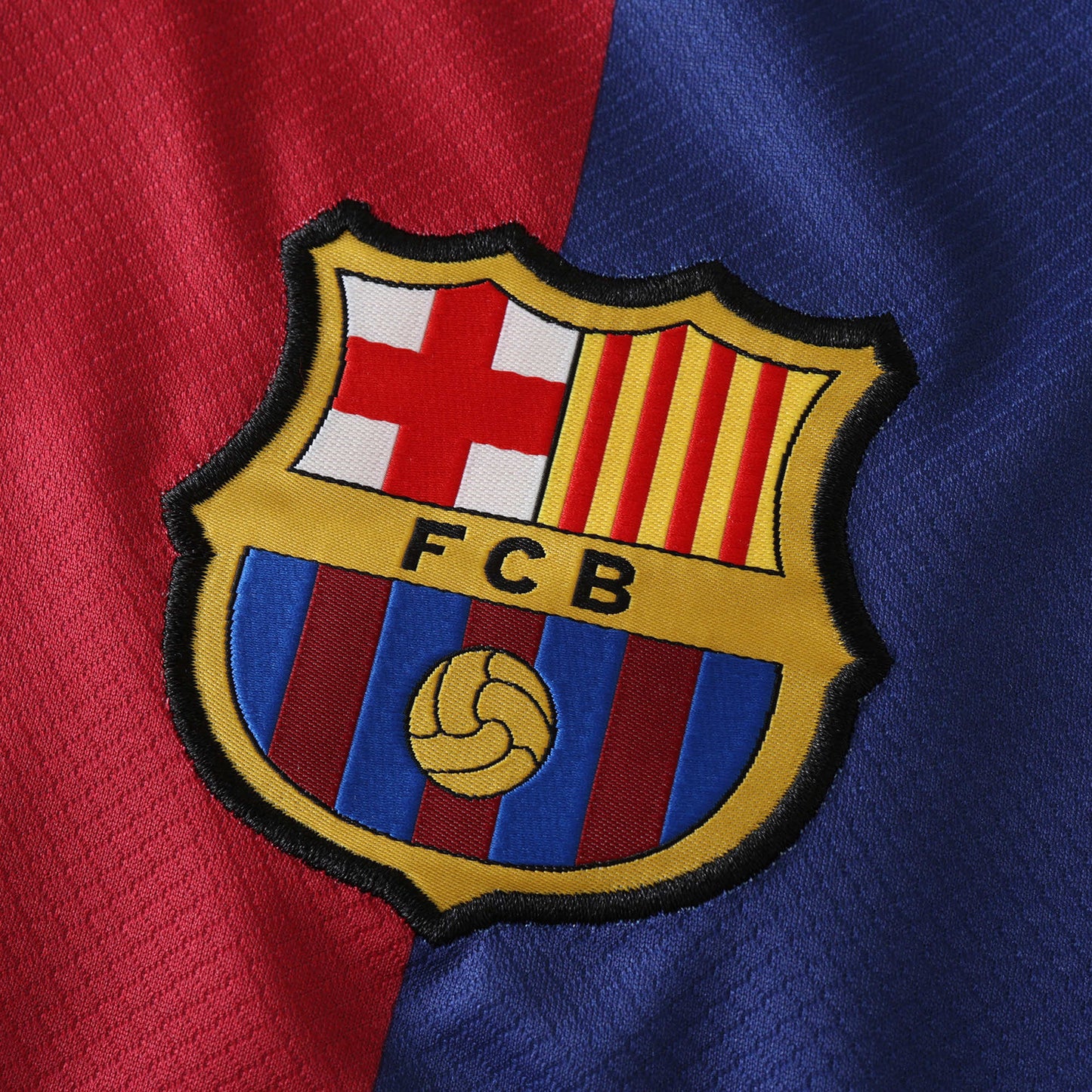 24/25 season FC Barcelona  Barça home 125 anniversary Fan version- BLUE & RED