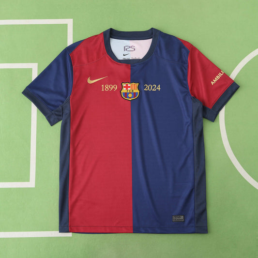 24/25 season FC Barcelona  Barça home125th anniversary Fan version- BLUE & RED