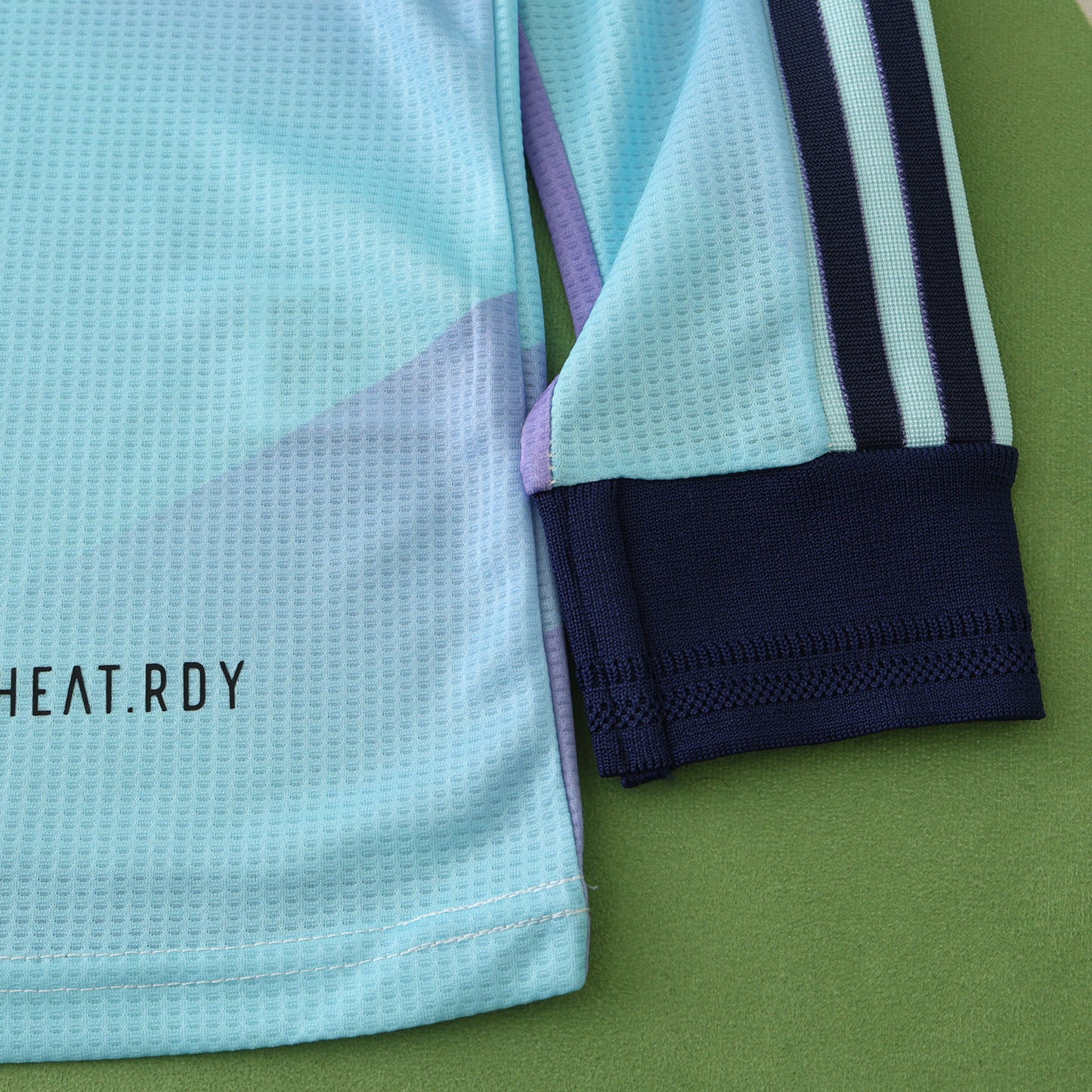 24/25 season Arsenal F.C. third Long sleeved Player version- BLUE TURQUOISE
