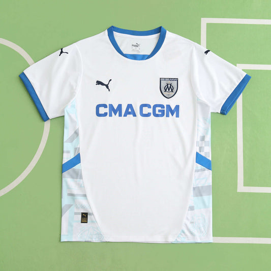 24/25 season Marseille home Fan version- BB LUE & WHITE