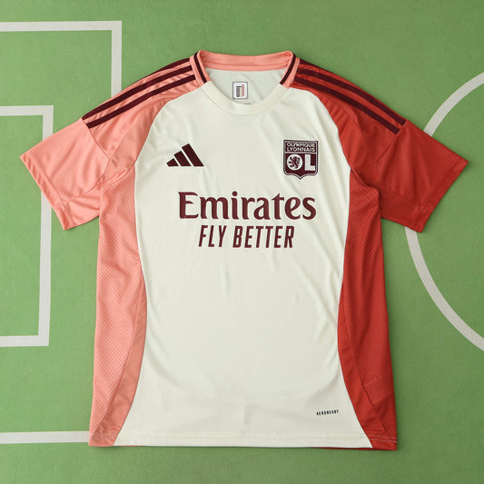 24/25 season Olympique Lyonnais third Fan version- CREAM & MAROON