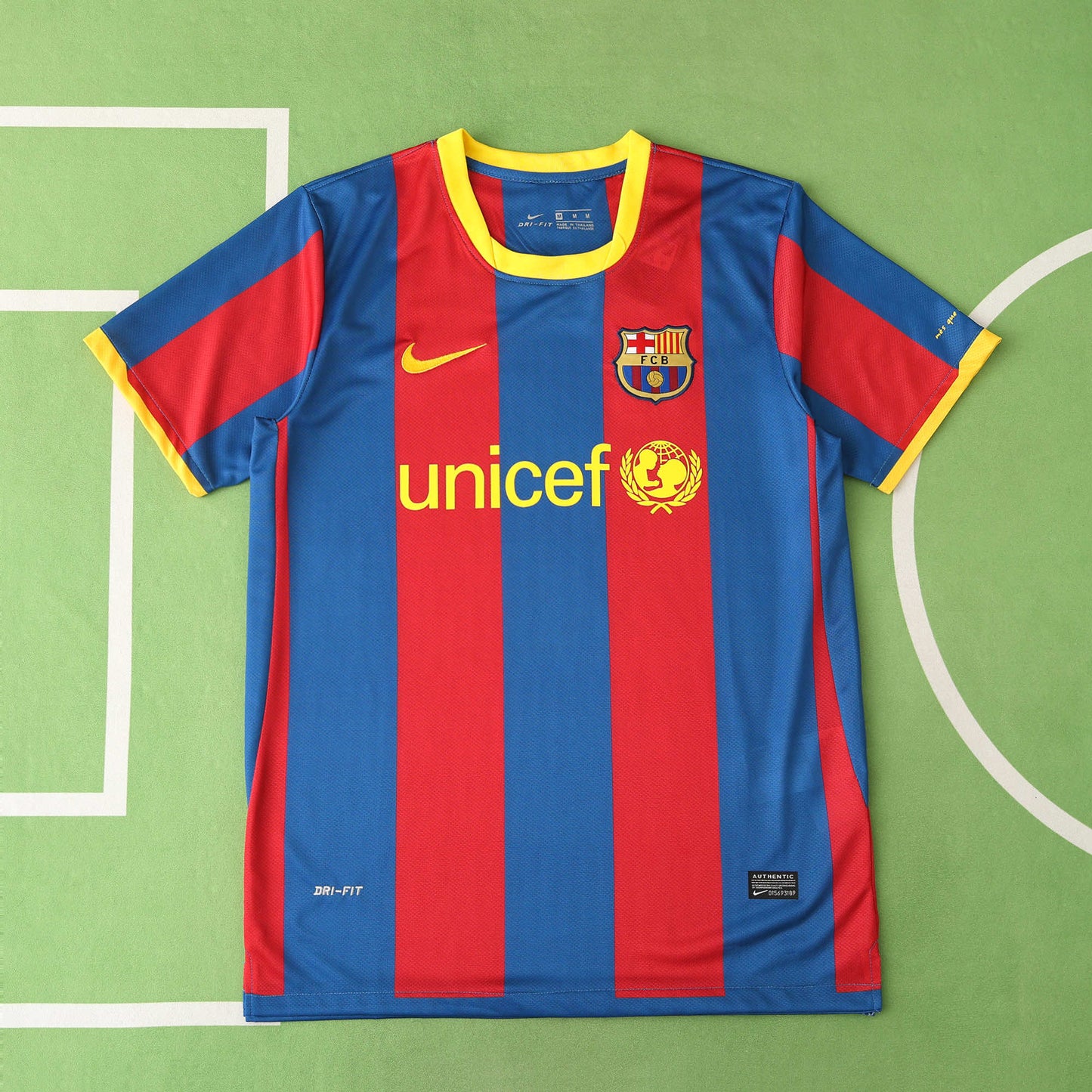 RETRO 10/11 season FC Barcelona  Barça home retro Fan version- BLUE & RED