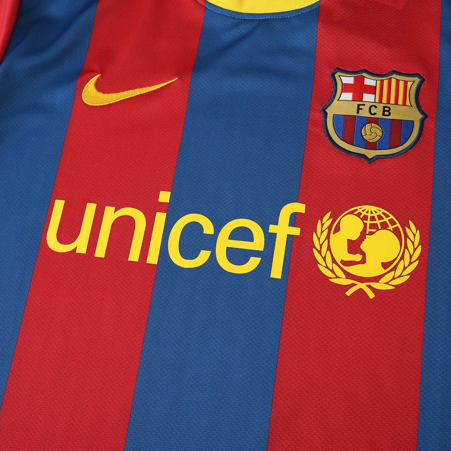 RETRO 10/11 season FC Barcelona  Barça home retro Fan version- BLUE & RED