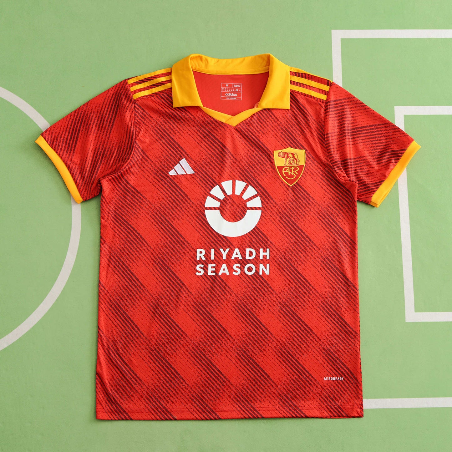 24/25 A.S ROMA Fan Home TEE -ORANGE