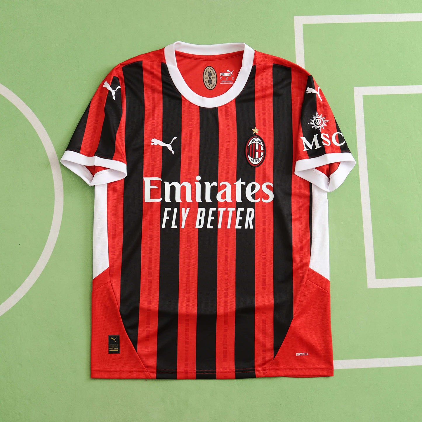 24/25 season AC Milan home Fan version- RED & BLACK