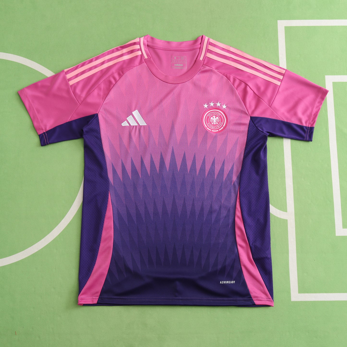 2024 UEFA Germany Away Player TEE- PURPLE & PINK