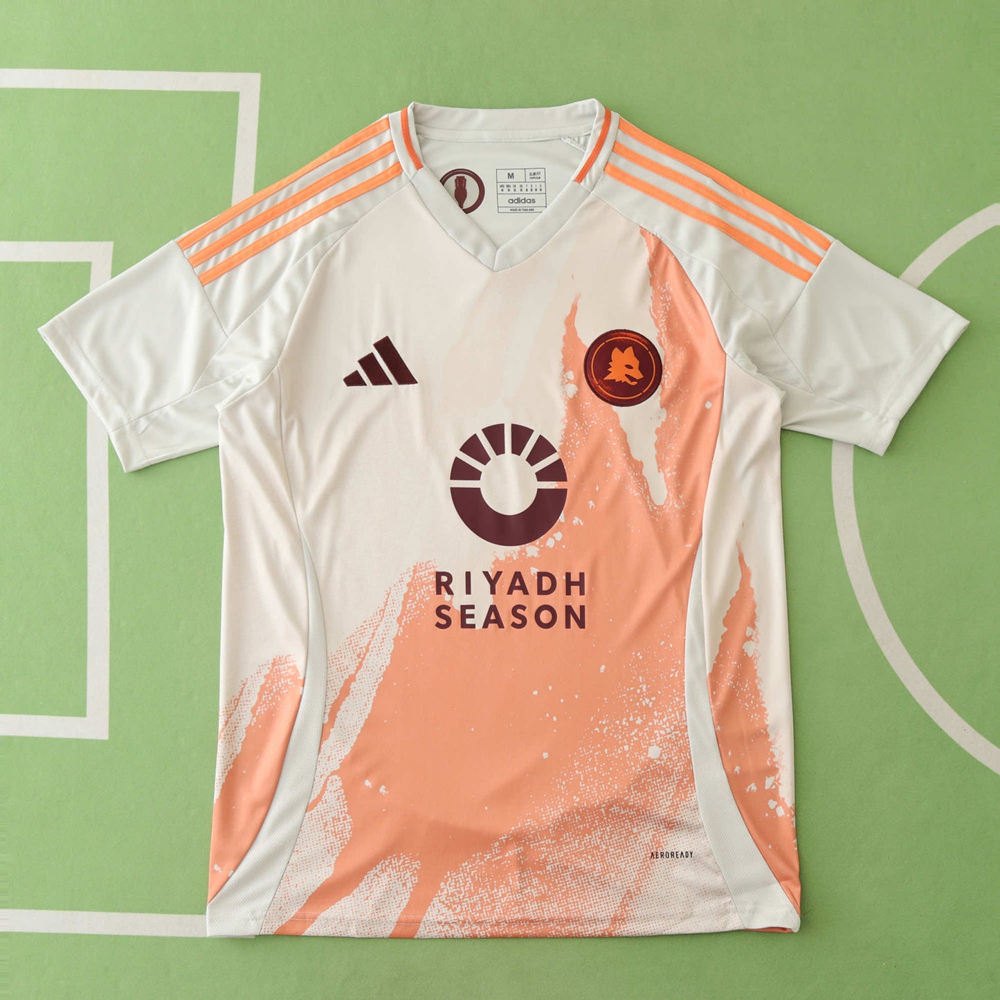 24/25 A.S ROMA Fan Away TEE -CREAM