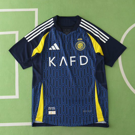 24/25 Al Nassr Away Player TEE - DARK BLUE