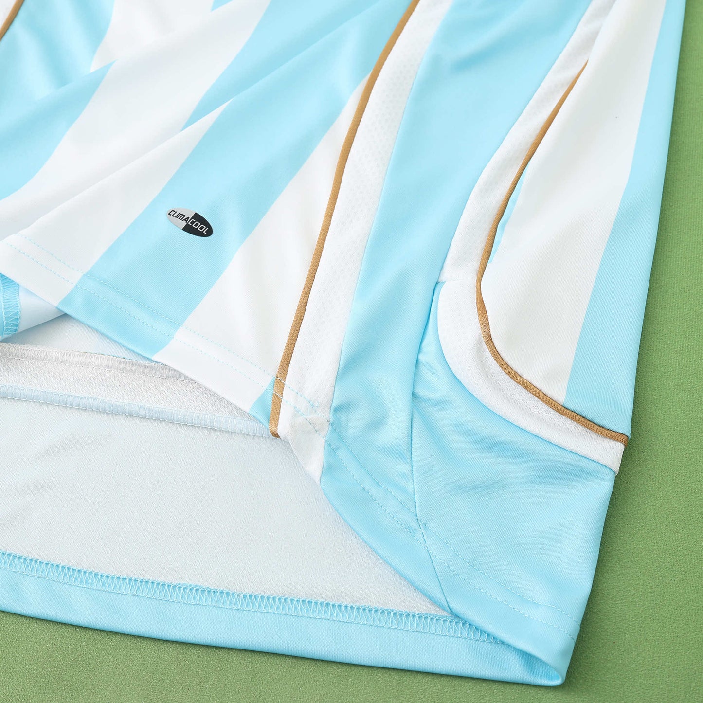 RETRO 2006 Argentina Home Long Sleeved Fan- BB BLUE & WHITE