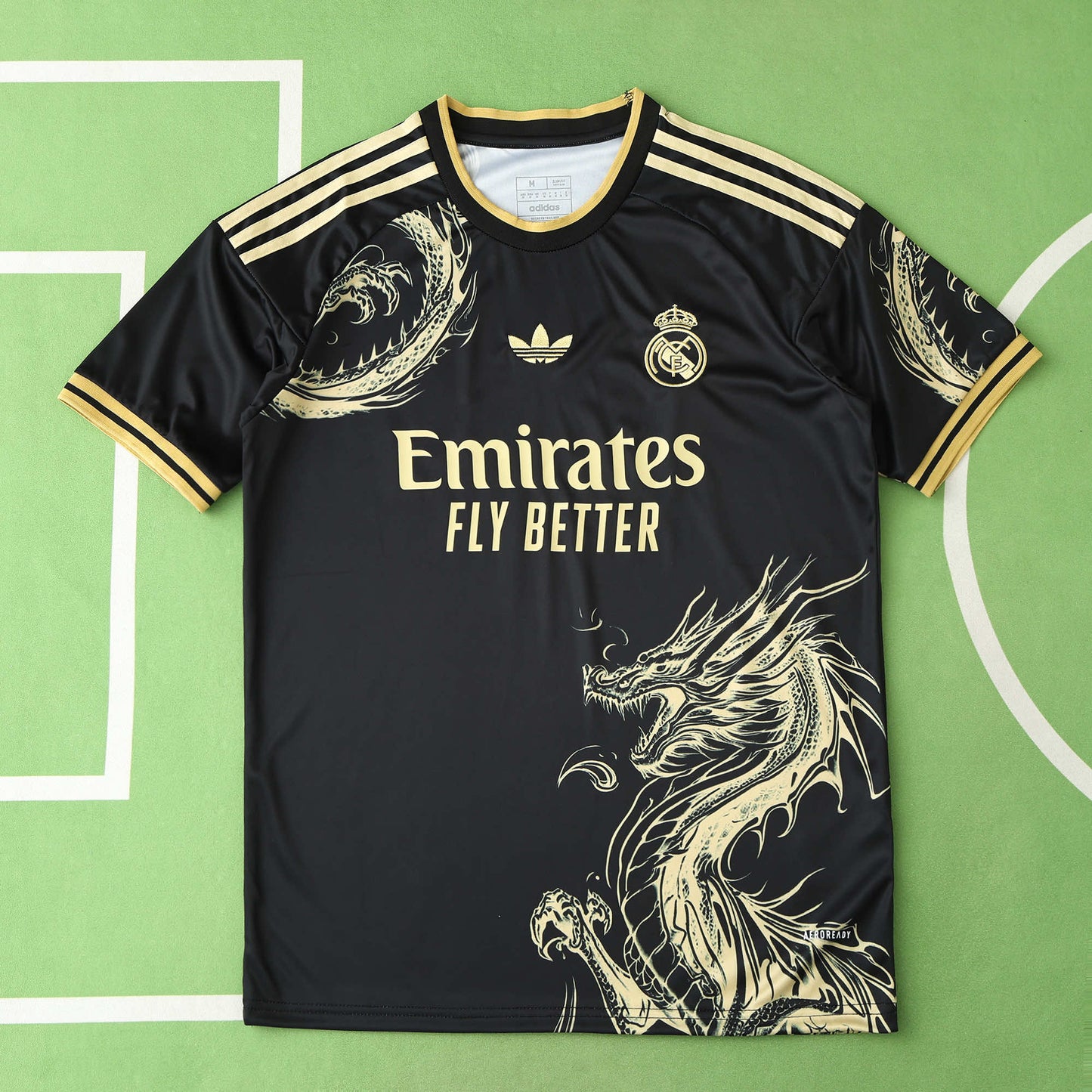 24/25 Real Madrid CF Dragon Concept version Fan- BLACK & GOLD