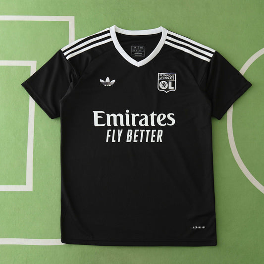 24/25 season Olympique Lyonnais Training clothes Fan version- BLACK