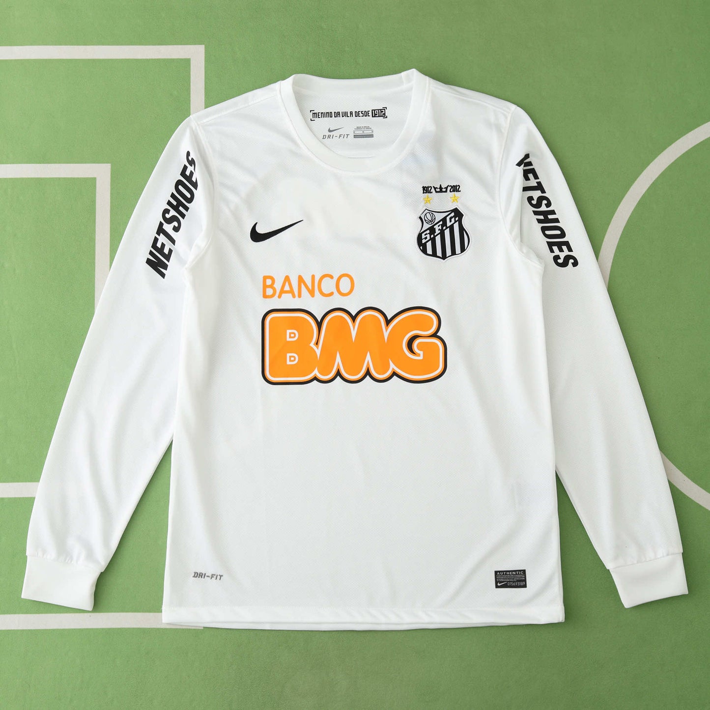 RETRO Neymar JR 2013 Santos  Long Sleeved
