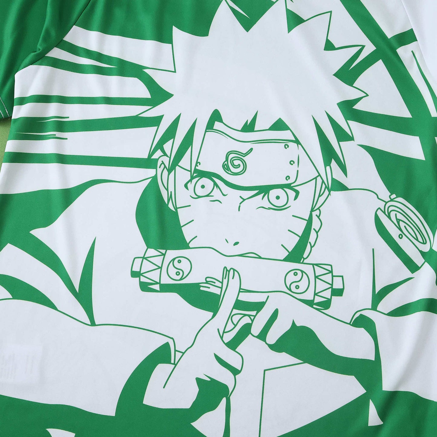 24/25 season Real Betis Balompié NARUTO Fan versio- WHITE & GREEN