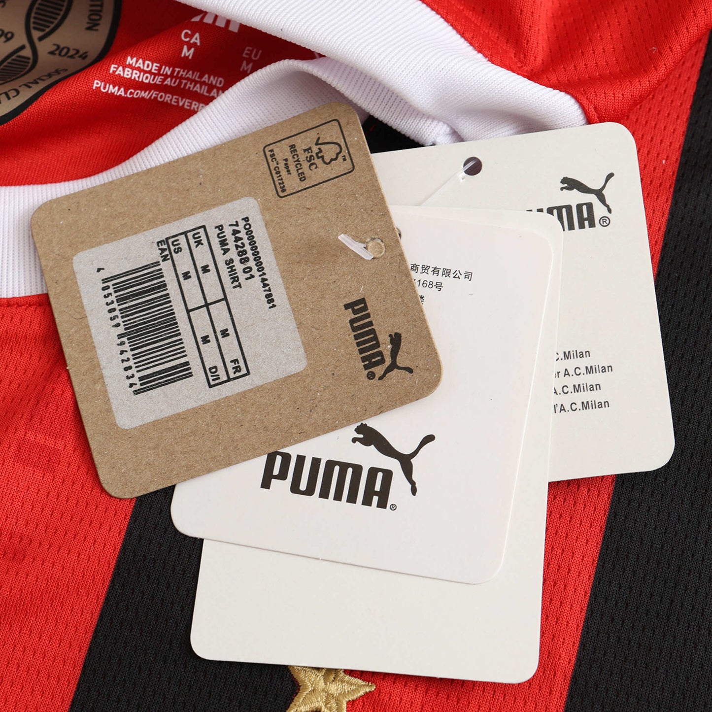24/25 season AC Milan home Fan version- RED & BLACK