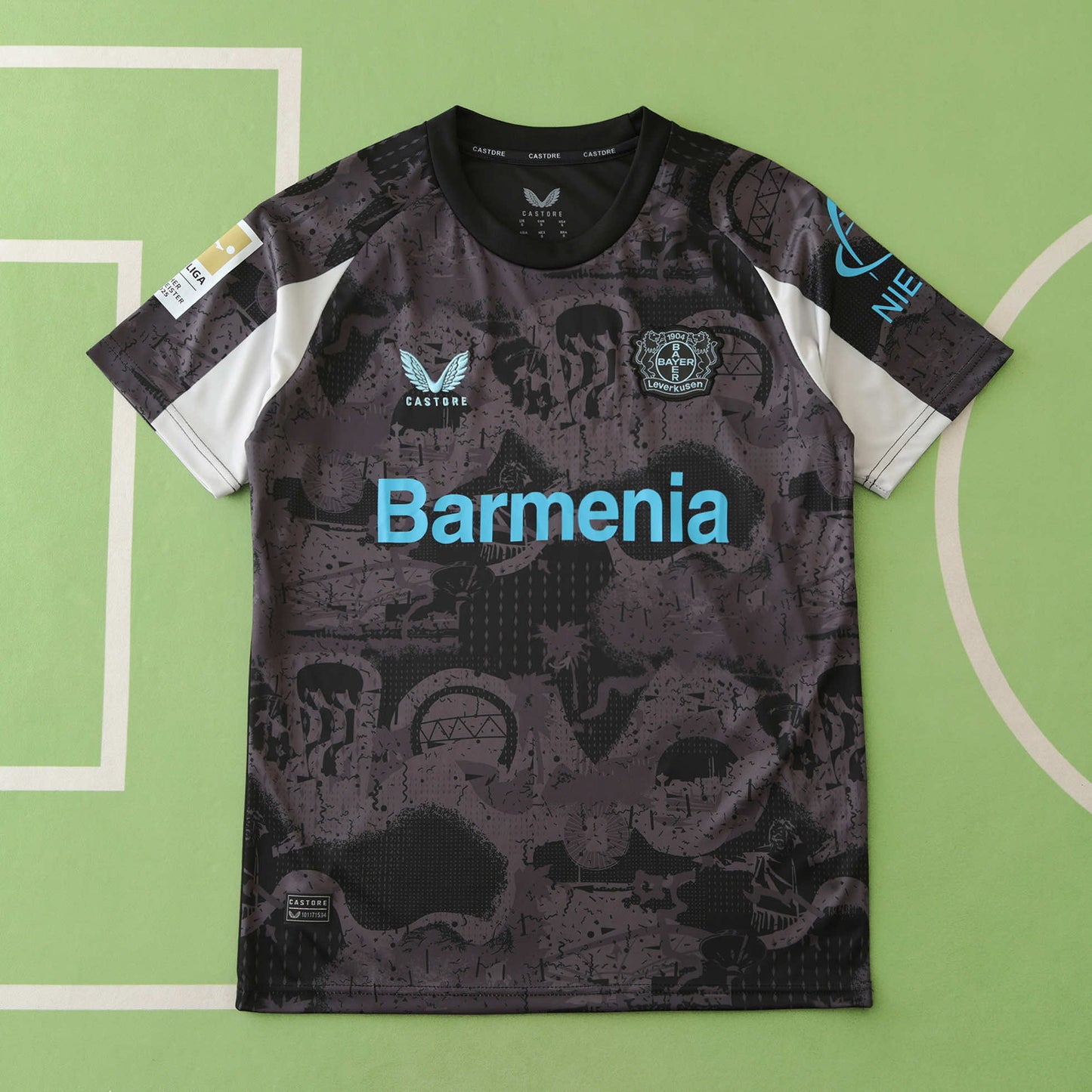 24/25 season Bayer 04 Leverkusen third Fan version- BLACK