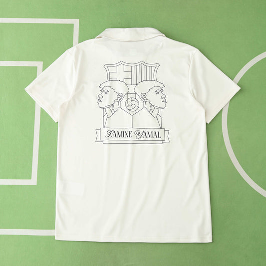 24/25 FC Barcelona  Barça LAMINE YAMAL Fan version- white