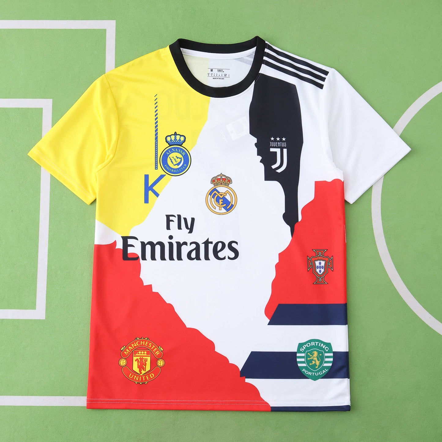 2025 RONALDO THE GOAT ALL CLUBS TEE