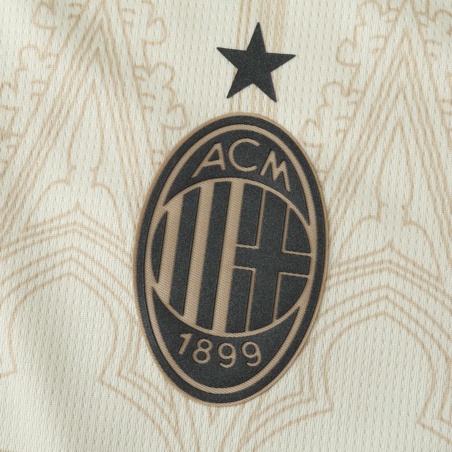 24/25 Season AC Milan fourth Fan version TEE- Beige