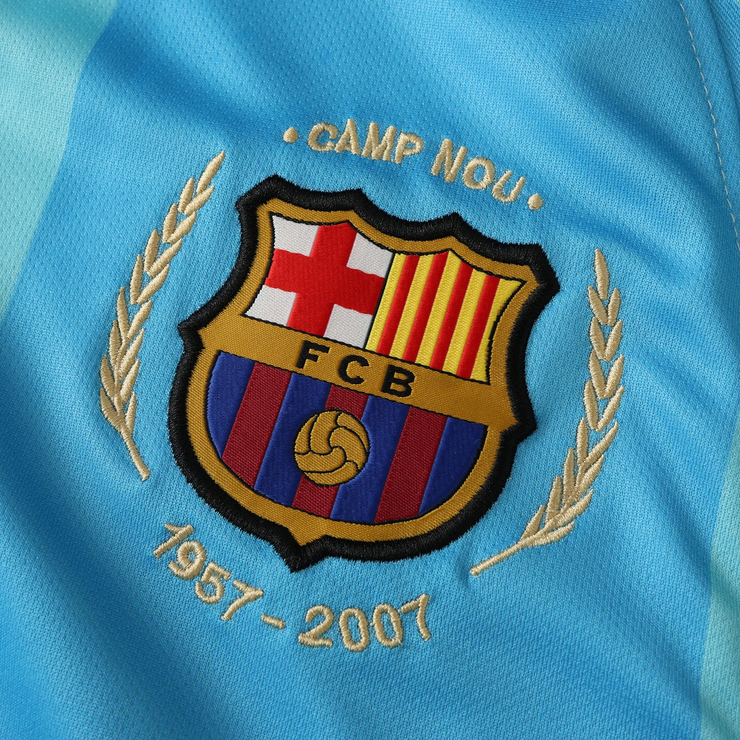 RETRO 07/08 season Barcelona away Fan version- BLUE TURQUOISE