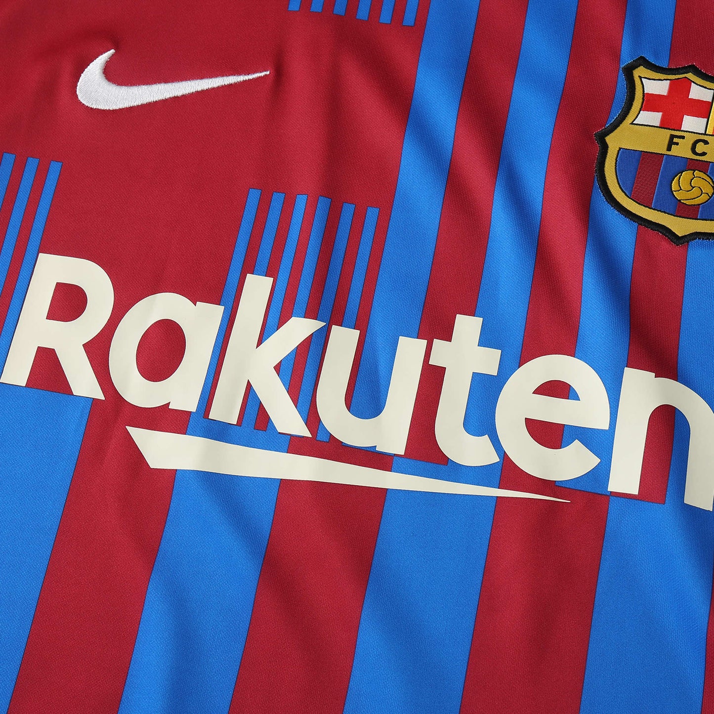 RETRO 21/22 season FC Barcelona  Barça home retro Fan version- BLUE & RED