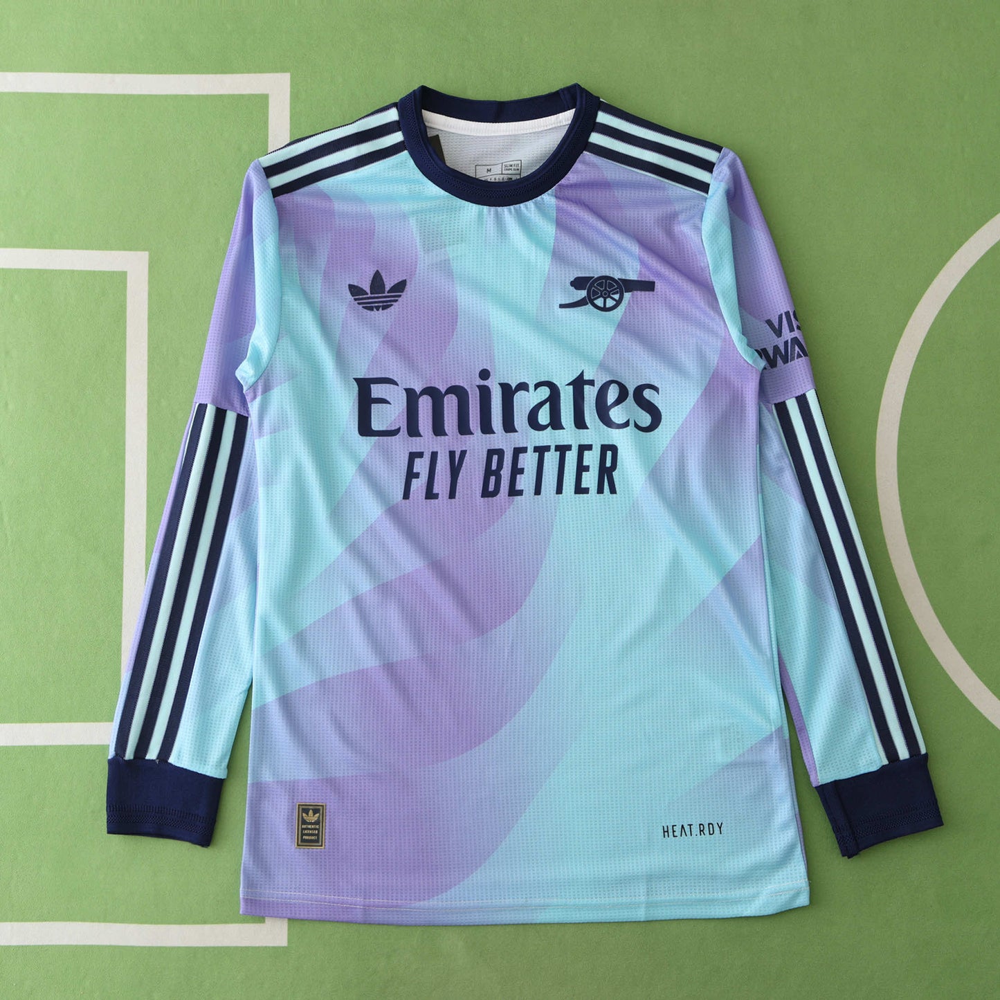 24/25 season Arsenal F.C. third Long sleeved Player version- BLUE TURQUOISE