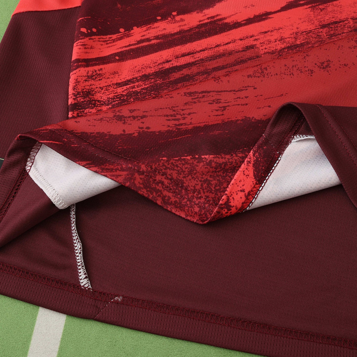24/25 season RB Leipzig away Fan version- MAROON & RED
