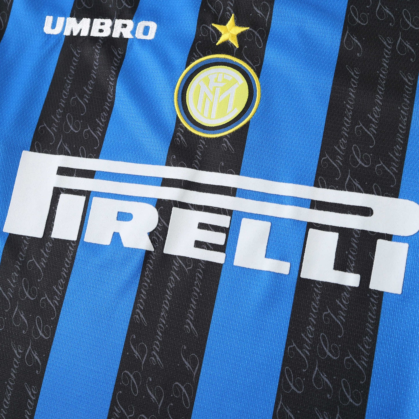 RETRO 97/98 Inter Milan Fan Long Sleeved- BLUE & BLACK