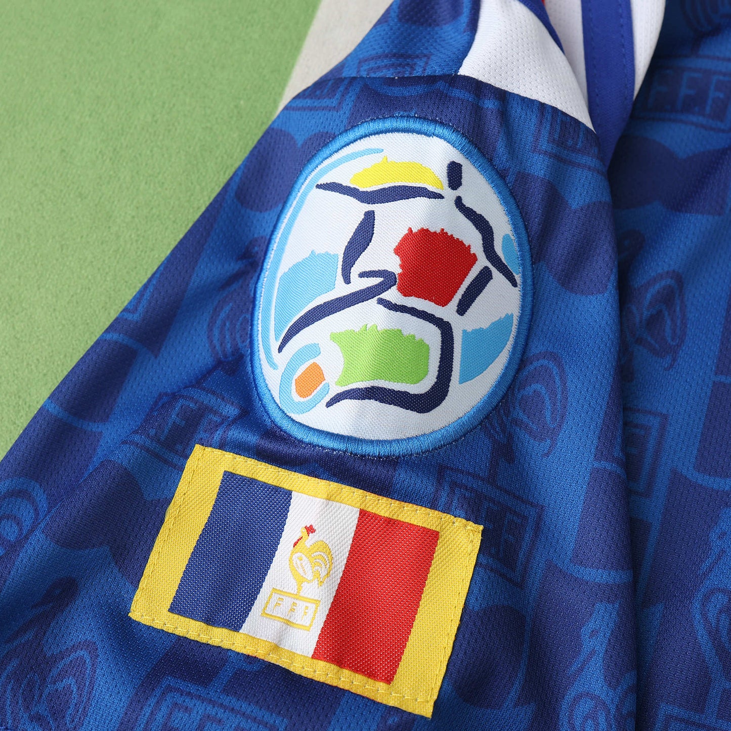 RETRO 1996 France Away TEE - BLUE