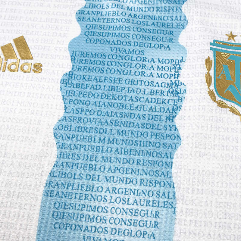 RETRO 21/22 Argentina Commemorative Edition TEE- BB BLUE & WHITE